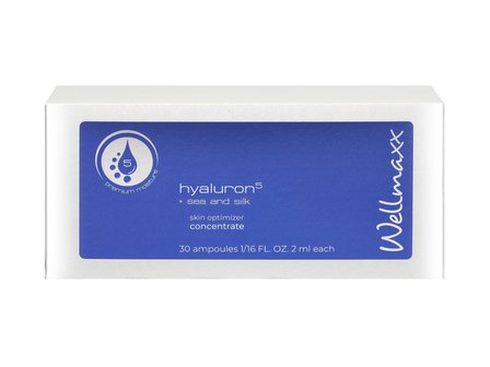hyaluron⁵ + sea and silk skin optimizer concentrate 30x2ml
